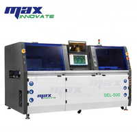 Machine à souder à la vague CNC mini PLC Max Innovate pour circuits imprimés avec largeur réglable
