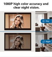 Sistem Interkom Video Layar Sentuh Anjielo Smart 4-Wire 1080P IP65 Tahan Air dengan Penglihatan Malam dan Transmisi Jarak Jauh