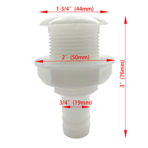 ท่อระบายน้ำไนลอนสีขาวขนาด 3/4 นิ้ว ยี่ห้อ Isure สำหรับชิ้นส่วนระบายน้ำเรือ - Product Image 2