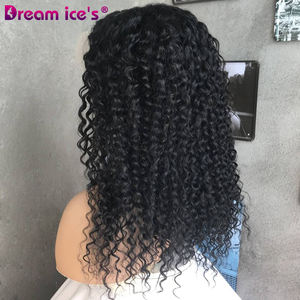 DREAM.ICE'S DREAM.ICE'S all'ingrosso capelli umani parrucca nera mista capelli lunghi ricci rosa <span class=keywords><strong>Intranet</strong></span> di alta qualità e di qualità - Product Image 4