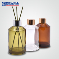 Diffuseur en verre de luxe parfumé, avec bouchon et capuchon, de 200ml, 10 pièces