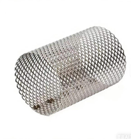 Tube en treillis perforé en acier inoxydable à armure simple de 35 mm, durable, fourni par l'usine, pour écran – Vente chaude