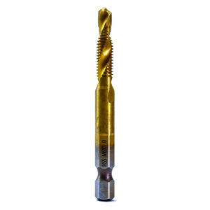 Fuxin Composite Tap With <b>Drill</b> <b>Bit</b> M3 To M10 Metric Hex Shank TiCN Coated For Steel Drilling Tapping - Product Image 2