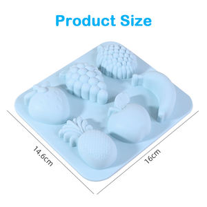 Individuelle Mini BPA-freie Silikonform in Fruchtform aus 100% lebensmittelechtem Silikon für Eiscreme, Süßigkeiten und Schokolade - Product Image 4