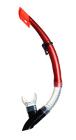 DEX set snorkel, peralatan snorkeling tabung napas silikon atas semi kering