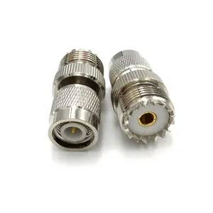 Conector reto coaxial rf de alto desempenho, conector fêmea tnc macho para uhf so-239