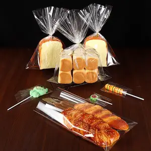Múltiplas especificações Opp plástico pão saco embalagem Design