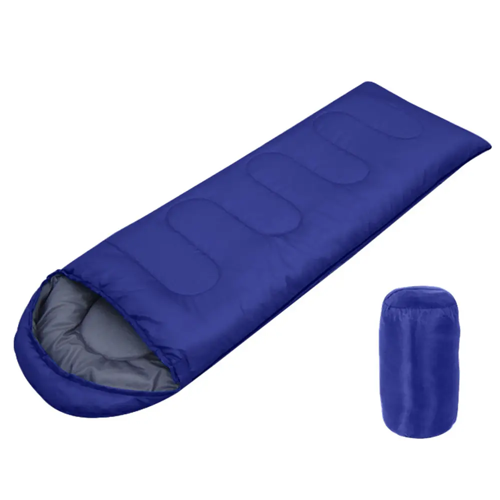 Hot Sale 170t 0.7KG Polyester Sleeping Bag full Winter saco de dormir Outdoor Camping Envolpe For Camping sleeping bags