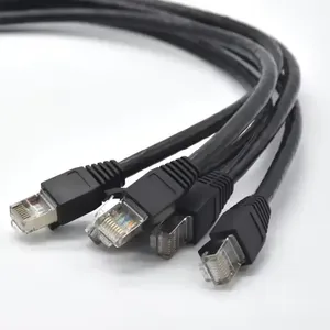 M12 8 Pin Ethernet Connector to <b>RJ45</b> CAT5 <b>Cable</b> IP67 Waterproof Industrial Network Connector - Product Image 1