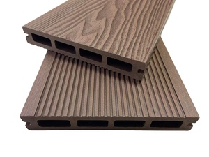 Tấm ốp sàn ngoài trời <span class=keywords><strong>WPC</strong></span> rỗng, chất liệu gỗ nhựa composite, ép nổi 3D - Product Image 5