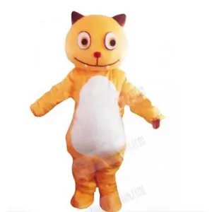 Funtoys Funny Orange Cartoon Cat Mascot Costume for Adult Cartoon Animal Cosplay for Holiday Party Game