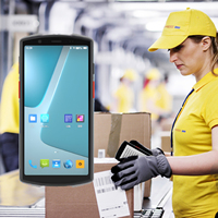 Terminal Portátil Industrial Inalámbrico con WiFi 4G, Android 10.0, Lector de Códigos de Barras RFID, PDA, IP66, NFC 5.0, HS60