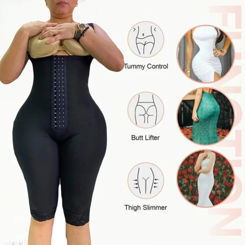 Women Bodysuit Weight Loss Tummy Control Shapewear For Women Slimming Butt Lifter Body Shaper