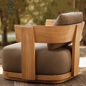 Ngoài Trời Đồ Nội Thất Sân Vườn Nhà Hàng Hiện Đại Sân Có Thể Mở rộng Gỗ Tếch Rắn Bàn Tất Cả Thời Tiết Tiết Kiệm Không Gian Bàn Ăn - Product Image 4