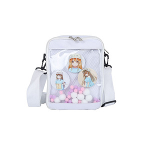 Kawaii Mini Crossbody Bags for Women Cute Transparent <strong>Small</strong> Clear Pink Ita Bag Black <strong>White</strong> Women's Shoulder Purse <strong>Handbag</strong> - Product Image 4