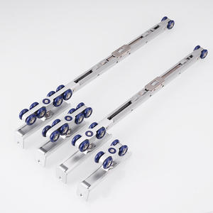 מודרני דו-כיווני חציצה גלגל מגלגלת מסילות רכבת מגלגלת נירוסטה דלת הזזה רולים חלון דלת חדר רחצה - Product Image 4