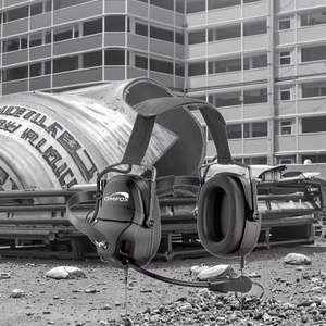 <span class=keywords><strong>Casque</strong></span> sans fil professionnel de protection auditive avec réduction de bruit ENC (85 dB) et écouteurs étanches pour l'exploitation minière du charbon - Product Image 3