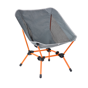 Outdoor Camping Furniture Steel Frame Ultralight Compact <b>Backpacking</b> Moon <b>Small</b> Foldable Floor Chairs - Product Image 1