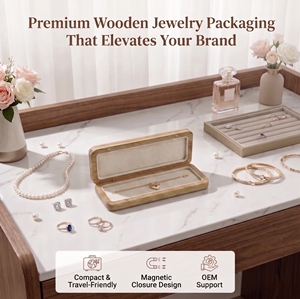 Vietnam Wood Bracelet <b>Storaging</b> Box Luxury Wooden Jewelry Box <b>Ring</b> Earring Wooden Necklace Jewelry Box - Product Image 2