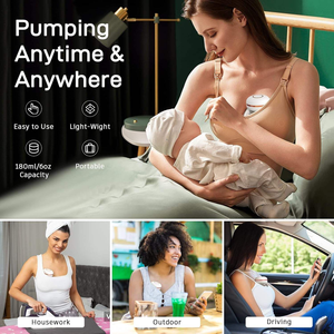 Güçlü Emiş Uzun Çalışma Süresi S15 Çift Taraflı Giyilebilir Eller Serbest Elektrikli 3 Mod 12 Seviye Tip-C Taşınabilir PP Silikon BPA İçermez - Product Image 3