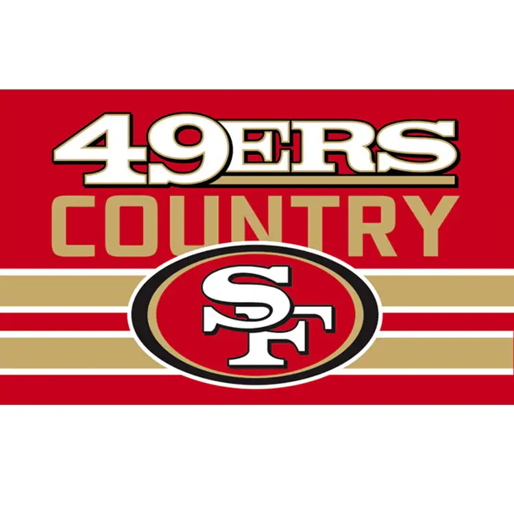 Custom San Francisco 49ers Primary 3' x 5' Flag with Best Quality