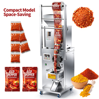 Machine d'emballage automatique pour poudre de piment avec système de formage de sachets, remplissage quantitatif et scellage thermique