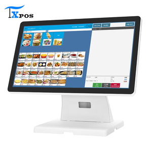 Hệ thống máy tính tiền <span class=keywords><strong>POS</strong></span> màn hình cảm ứng điện dung 10 điểm, kích thước <span class=keywords><strong>15</strong></span>.6 <span class=keywords><strong>inch</strong></span>, độ phân giải 1920 x 1080, màn hình phẳng, màu trắng mới, kết nối USB và Serial, dùng cho doanh nghiệp - Product Image 2