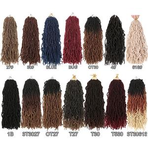 Extensión de cabello sintético, trenza de ganchillo, pelo falso, Locs de mariposa desgastados - Product Image 2