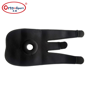 Rodillera elástica de compresión con rótula abierta, ajustable, de neopreno suave, para deportes - Product Image 4