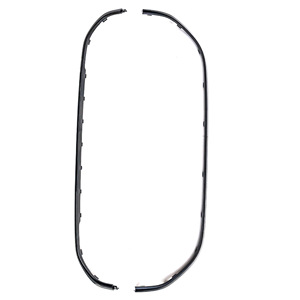 Mini bande de garniture de calandre supérieure et inférieure 51119450550 51119450551 ABS noir pour remplacement F56 LCI - Product Image 1