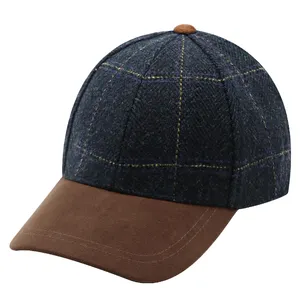 Haute qualité hommes hiver laine chapeau casquette cachemire casquette de Baseball Vintage laine casquette de Baseball