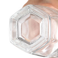 Fabricant de bouteilles en verre carrées de 750 ml en gros, bouteille en verre transparent pour rhum et vin