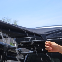 Auvent latéral robuste pour voiture, 270 degrés, sans pieds, imperméable PU2000mm, type Foxwing, abri solaire pour camping et overland