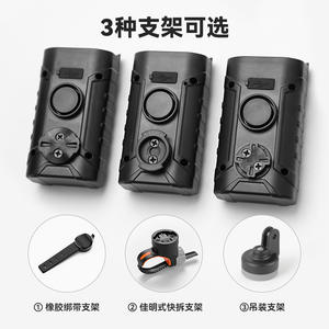 Lampe avant de vélo personnalisée avec LED, étanche, alimentée par batterie, en plastique, universelle pour vélo électrique et vélo enfant - Product Image 1