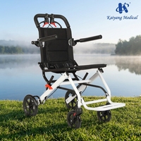 Fauteuil roulant pliable rapide et léger pour personnes âgées, idéal pour les voyages et la mobilité – Vente en gros