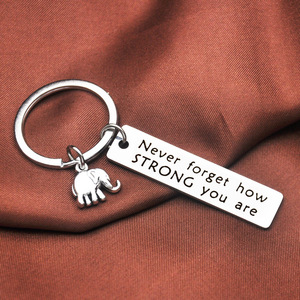 Le cadeau parfait pour les amis, porte-clés personnalisés avec des mots, pendentif en acier inoxydable, porte-clés - Product Image 3