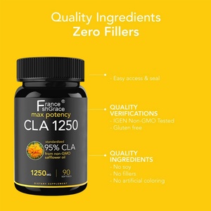 CLA 90 Softgels à forte concentration, favorisant une gestion saine du poids et le développement de la masse musculaire maigre – Complément CLA très demandé - Product Image 3