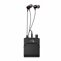 Système de surveillance sans fil professionnel, écouteurs intra-auriculaires pour monitoring stéréo, adapté aux spectacles sur scène