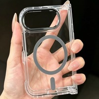 Étui de téléphone transparent minimaliste en acrylique résistant aux chocs avec charge magnétique sans fil RUIYI pour Duo 18 Fold Ultra, prix d'usine