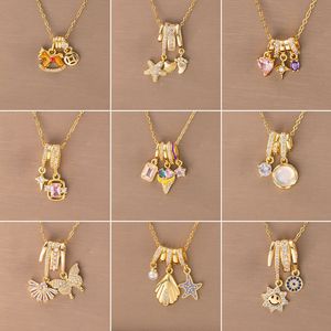 Collar <span class=keywords><strong>de</strong></span> Acero <span class=keywords><strong>de</strong></span> Titanio con Circonita Brillante, Chapado Electrolítico, <span class=keywords><strong>Cadena</strong></span> <span class=keywords><strong>de</strong></span> Bambú Elegante, <span class=keywords><strong>de</strong></span> Alta Gama, Pequeña Escala, para Mujer - Product Image 2