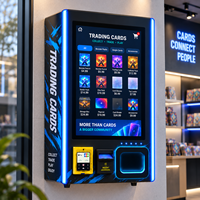 Distributeur automatique de cartes à collectionner intelligent, mural, écran tactile 32 pouces, distributeur de paquets de cartes en libre-service