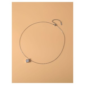 Ensemble de bijoux en alliage de cuivre en forme de cœur avec perles brillantes, serti de pierres, pour un usage quotidien - Product Image 4