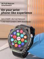 Reloj Inteligente Móvil 4G Android, Reloj Conectado 5G, Productos Inteligentes 2024, Dispositivos Ultra Portátiles, Relojes Inteligentes con Youtube y Play Store