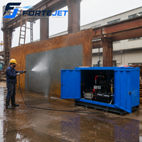 Nettoyeur haute pression industriel 2000 bars Hydro Blaster 110 kW 25 L/min pour la préparation et le nettoyage des surfaces en structure métallique