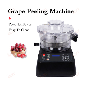 220V Commercial Ménage Automatique prune Cerise tomate <span class=keywords><strong>Pomme</strong></span> De Terre Petit Fruit Rond Peau Broyeur Remover Raisin Peeling Machine - Product Image 2
