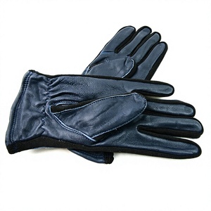 Guantes de cuero hasta la muñeca, transpirables, sin forro, estilo liso, para uso diario, colores de primavera y otoño, rojo, marrón, amarillo, azul - Product Image 5