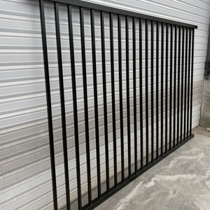 Panneaux <span class=keywords><strong>de</strong></span> clôture décoratifs en fer forgé noir personnalisés et abordables pour piscines et jardins résidentiels - Product Image 6