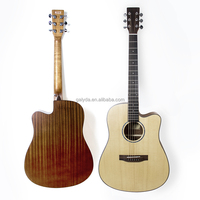Instrumentos Musicales Personalizados al por Mayor de China, Guitarra Acústica de 6 Cuerdas, Acabado Mate, 36/40/41 Pulgadas, Juego de Guitarra para Principiantes
