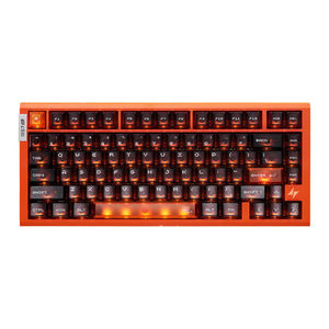 Clavier ATK RS7 Air Esports à effet Hall 75 % en aluminium, 81 touches, boîtier ABS style mécanique, translucide dépoli grain de bois cerisier - Product Image 2