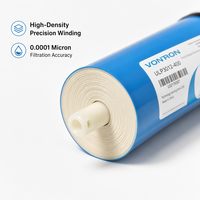 Membrane RO VONTRON ULP3013-800 pour machine à eau RO de comptoir, débit d'eau stable, faible consommation d'énergie, étiquette personnalisée, commande de conteneur